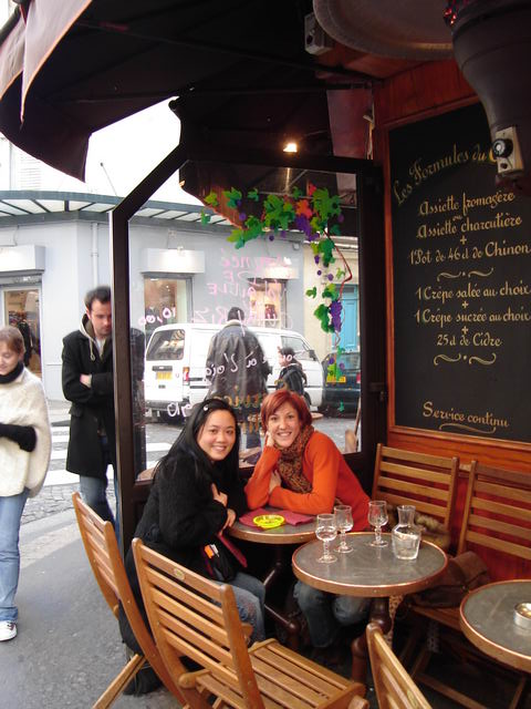 Amy and Erica in Paris